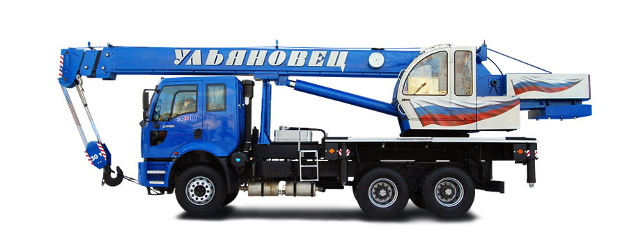 Автокран Ульяновец форд
