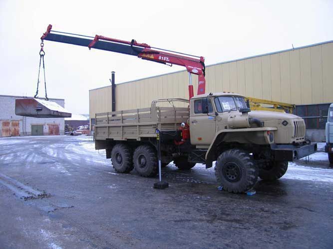Кран манипулятор на базе Урал 4320