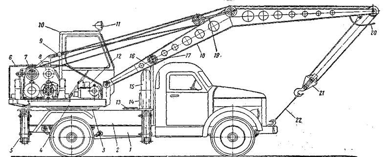 Электрический привод автокрана