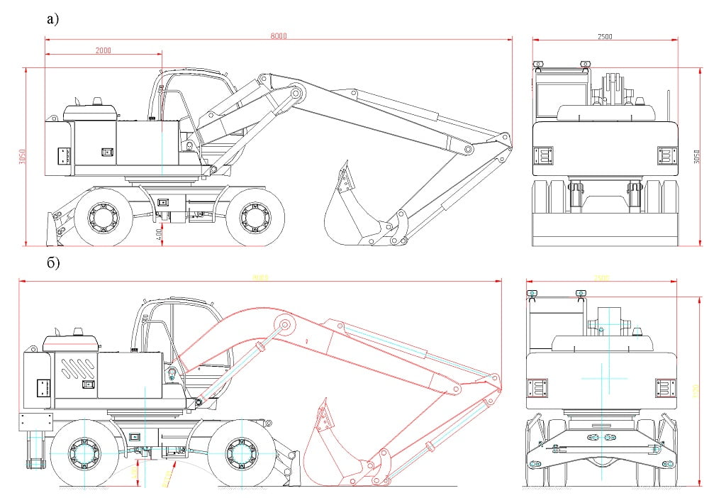 Кабина ЕК 12 габаритные размеры