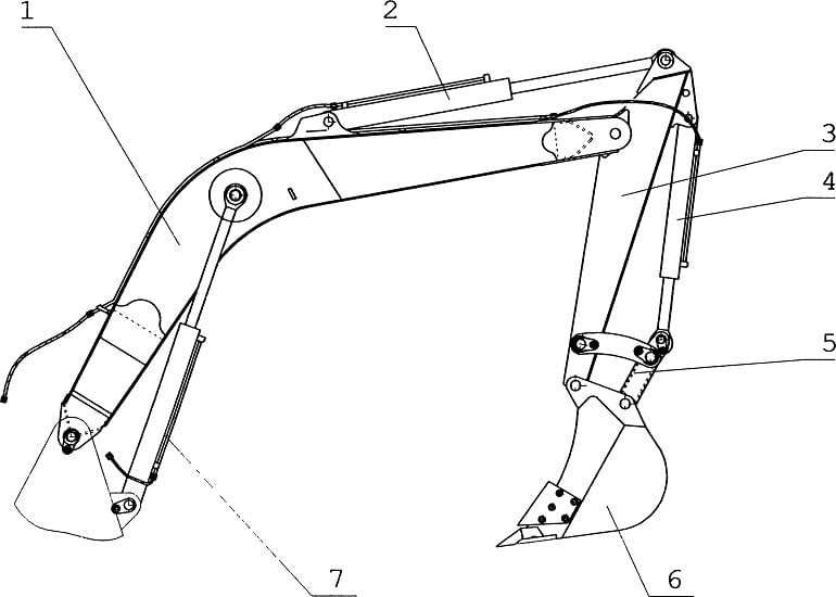 Устройство ковша ЕК 12