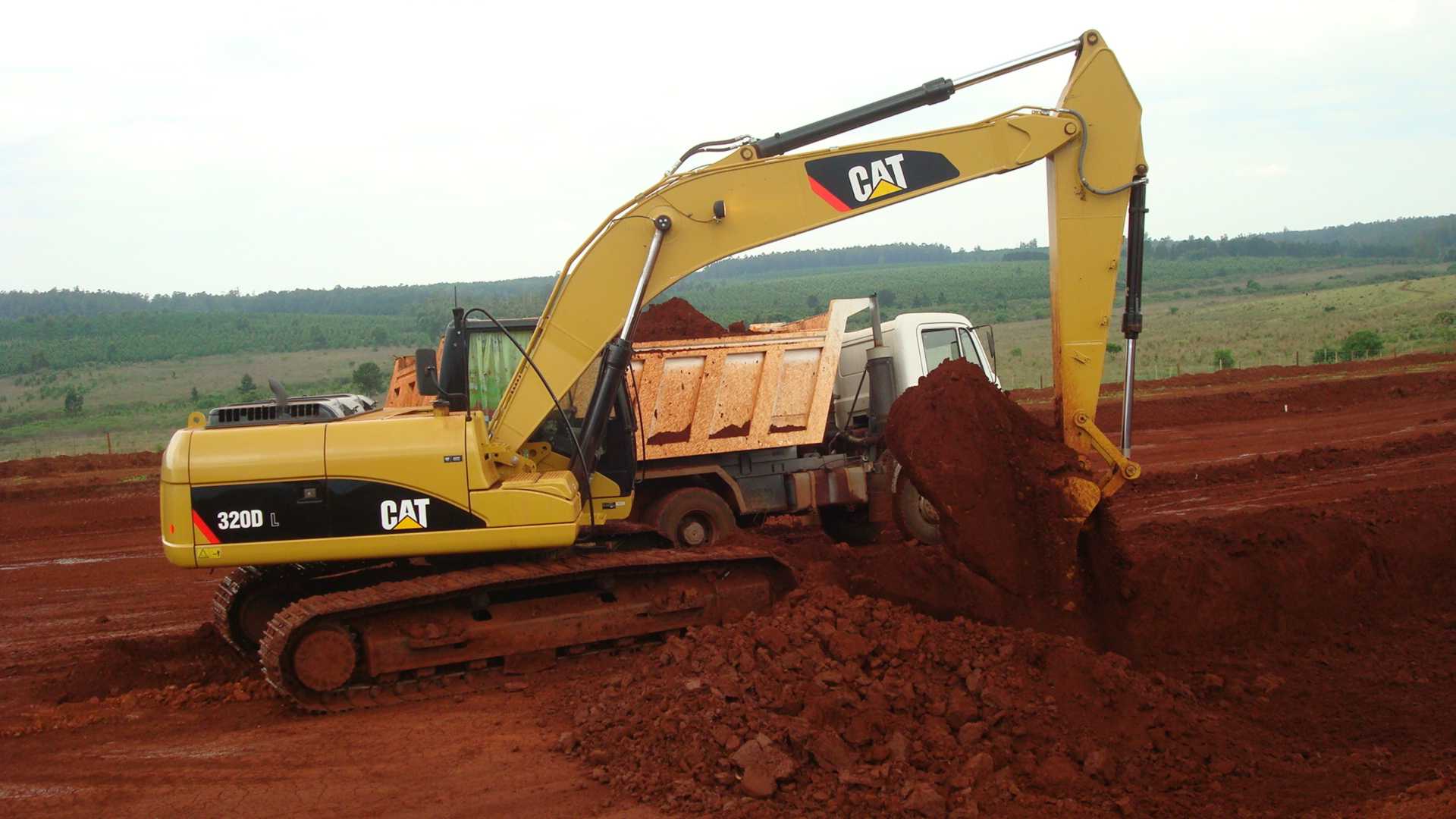 Экскаватор Caterpillar 320 эксплуатация