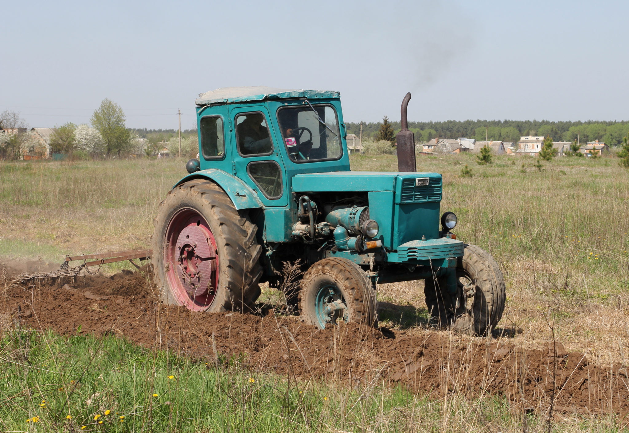 Т-40 в поле