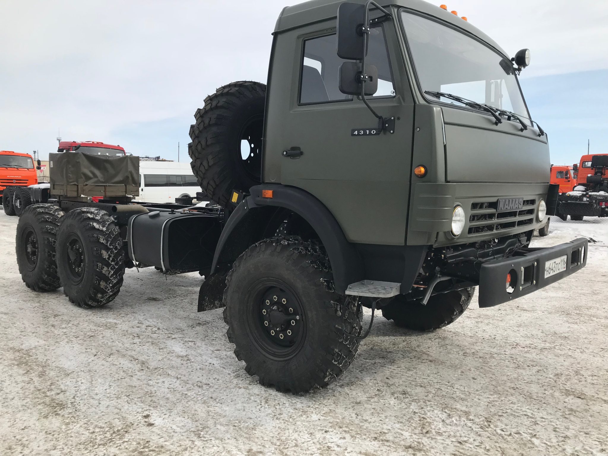 Камаз 4310 с прицепом